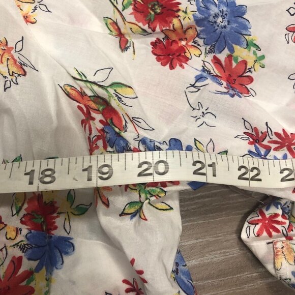 Studio Works Womens SZ 1X Top Floral‎ Boho Shirt Blouse Artsy Cottagecore XL - Picture 4 of 7